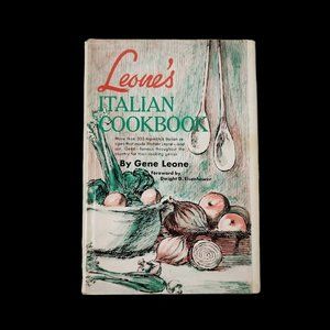 Leone's Italian Cookbook Club Edition Hardcover Gene Leone Vintage Recipes BCE